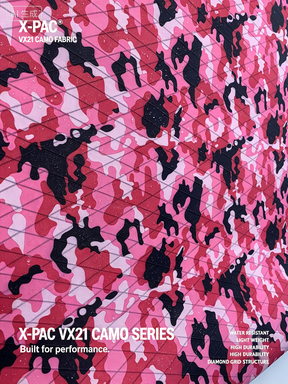 X‑PAC VX21 Camo Fabric, Diamond Rip‑stop Laminated Nylon for Tactical Backpack & Outdoor Gear