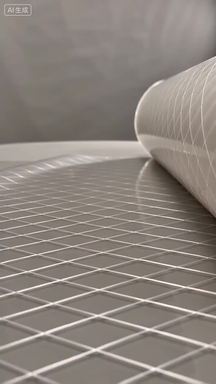 Transparent PET Composite Fabric, Diamond Grid Laminated PET Material For Outdoor & Industrial Use